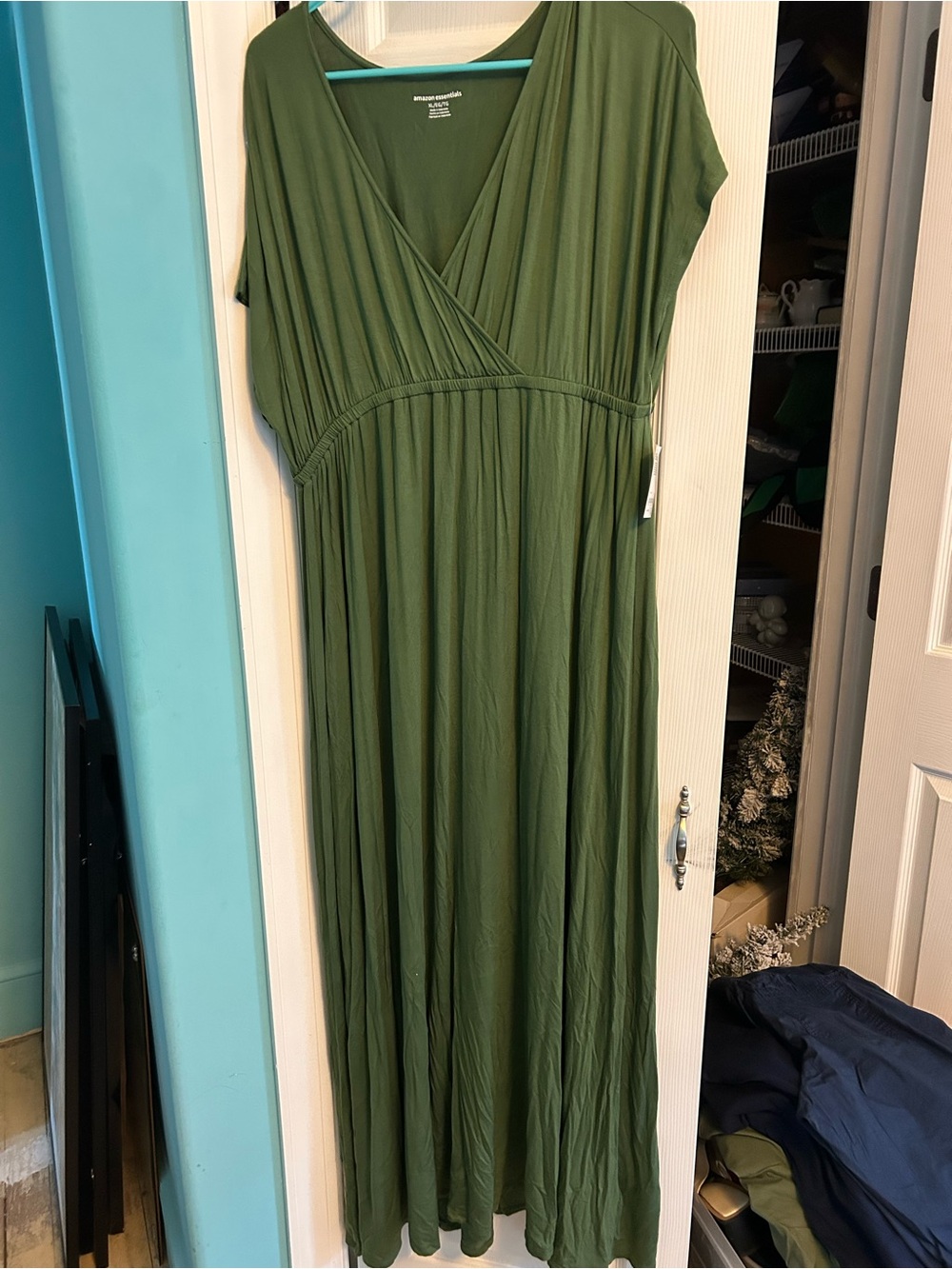 Cove Olive Maxi Surplice V-Neck Dress